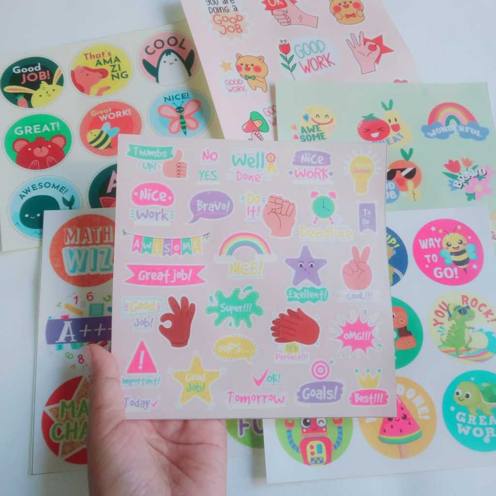 Sticker Reward Waterproof For Kids (Children Sticker) | Shopee Singapore