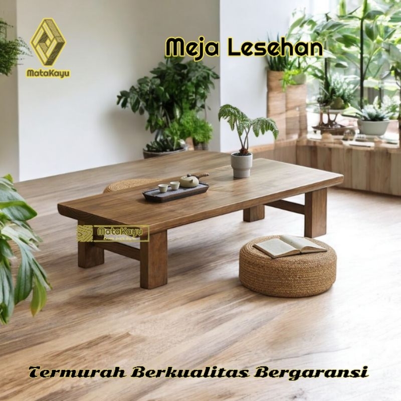 MJ-07 wooden floor table, minimalist guest table, wooden table, study ...
