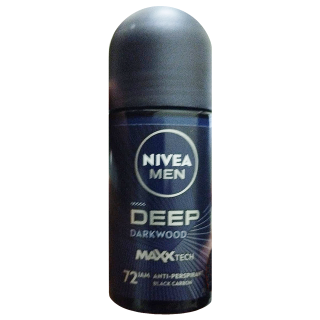NIVEA MEN DEEP DARKWOOD MAXX TECH DEODORANT 50ML / DEODORANT MEN / PERAWATAN TUBUH - Gambar 2