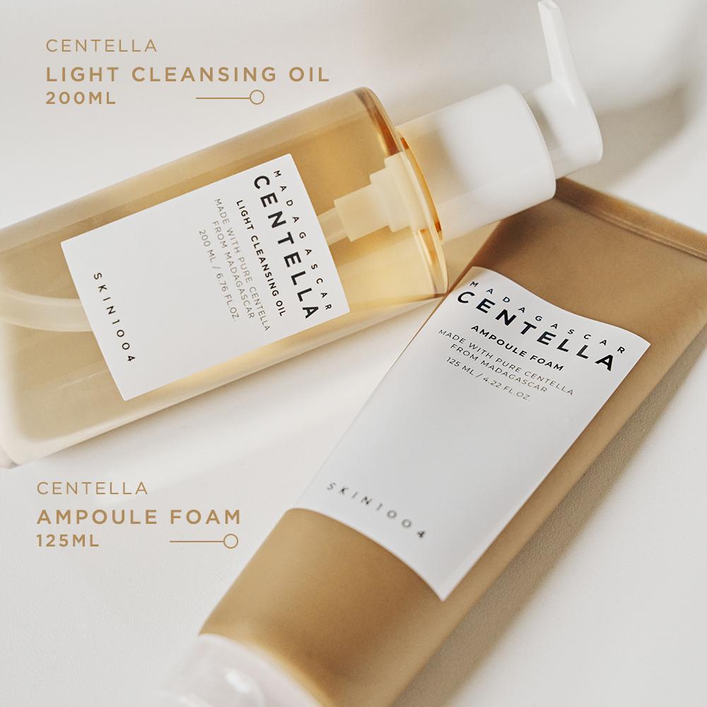 SKIN1004 DOUBLE CLEANSE, DOUBLE CALM SKIN (Box ver.) (Centella Cleansing Oil 200ml + Ampoule Foam 125ml) - Gambar 3