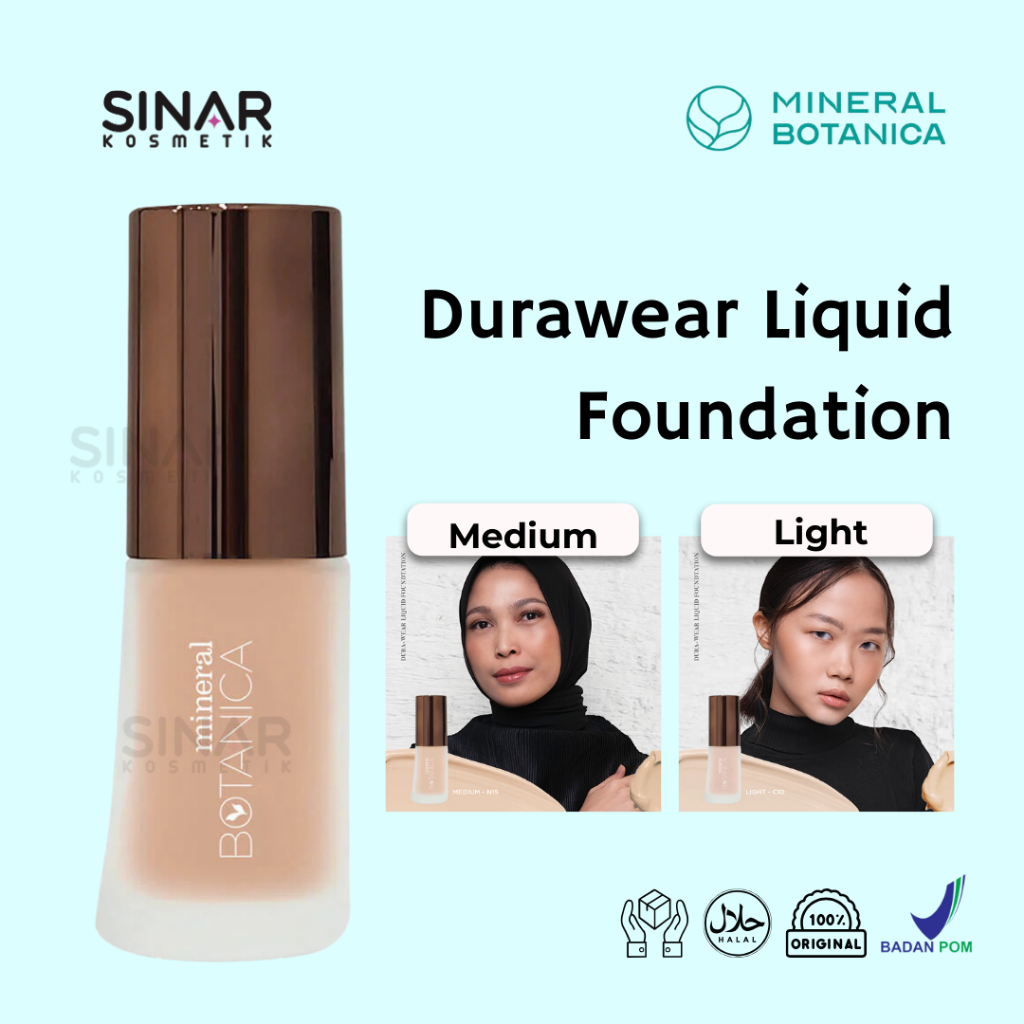 Botanica Minerals Dura-Wear Liquid Foundation | Shopee Singapore