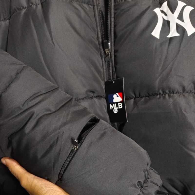 Mlb PUFFER JACKET MLB BUBBLE JACKET FULL TAG LABEL UNISEX Shopee Singapore