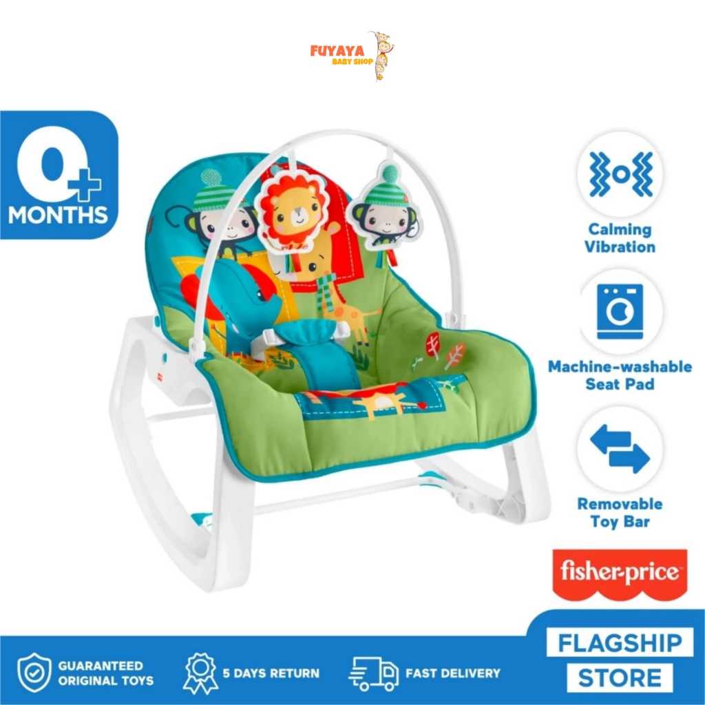 Fisher price GWV90 ITT Rocker A Infant To Toddler Rocker Baby Play Chair Children s Gift Baby Gift Infant To Toddler Rocker Children s Toys Suitable For Newborn Gifts Baby Swing Shopee Singapore