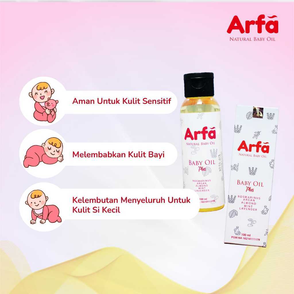 Arfa Baby Oil - Minyak Telon Alami Bayi & Anak - 3 Botol - Gambar 3