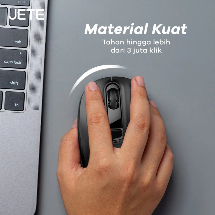 JETE Mouse Wireless MS101 with 3 Level DPI - Garansi 2 Tahun - Gambar 4