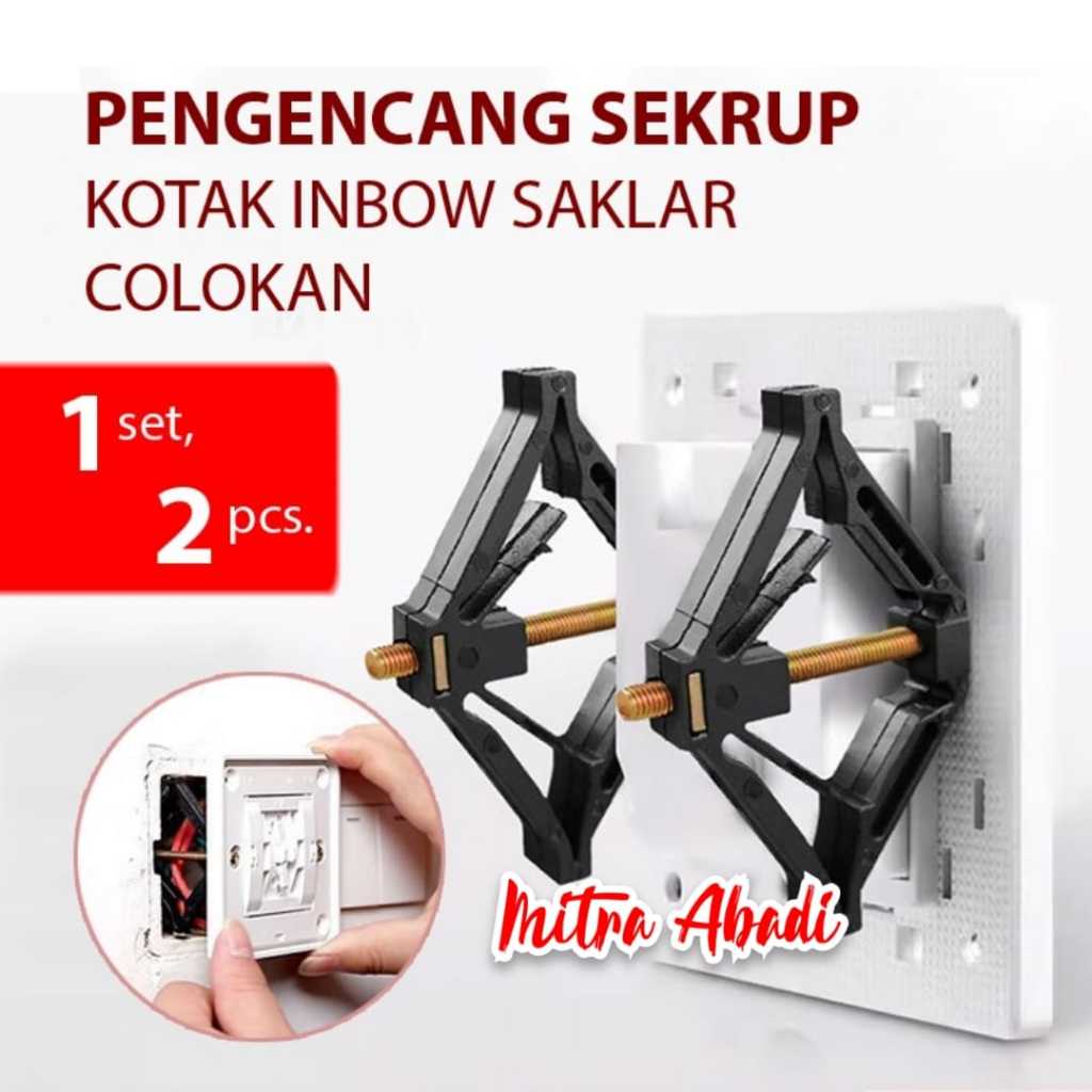 Inbow Box Screw Fastener with Plug Switch Wall Mount Switch Box Repair ...