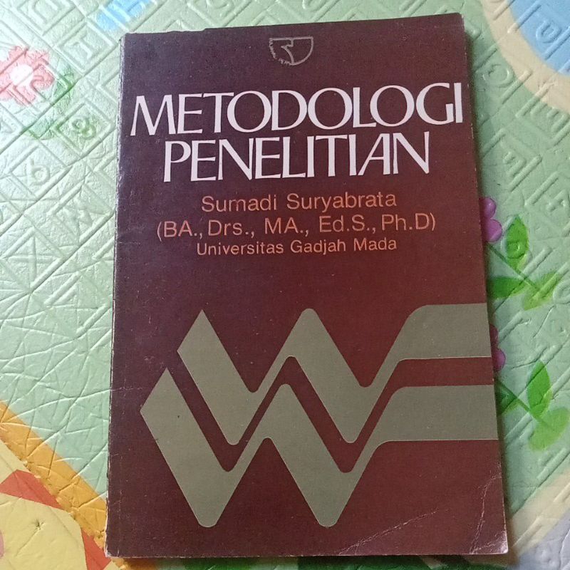 Original Book - Research Methodology Book By Sumadi Suryabrata UGM ...