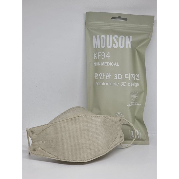 HIJAU KF Kf94 Mask Light Green Color 4PLY Newest KF94 KOREA KF94