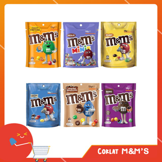 M&M Chocolate Funsize - 175.5g (Flavor: Milk Chocolate / Crispy Chocolate)  Coklat M&M