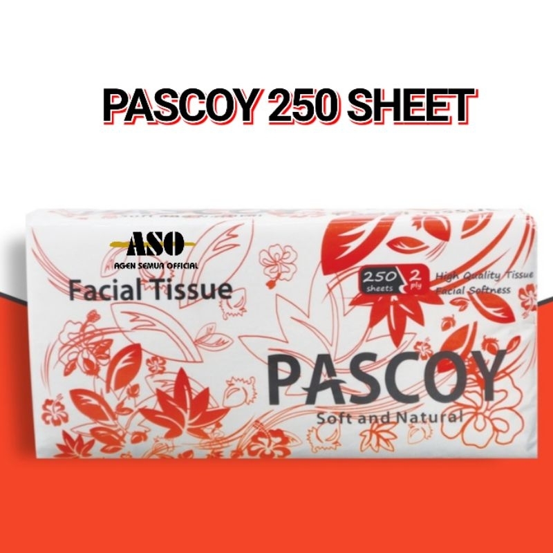 Tisu Tissue Pascoy 250 sheets 2ply PROMO !!! - Gambar 2