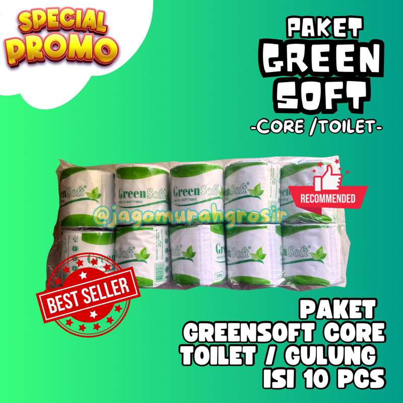 Green core ROLL/TOILET ROLL [Pack Of 1 Contents 10 Pcs] | Shopee Singapore