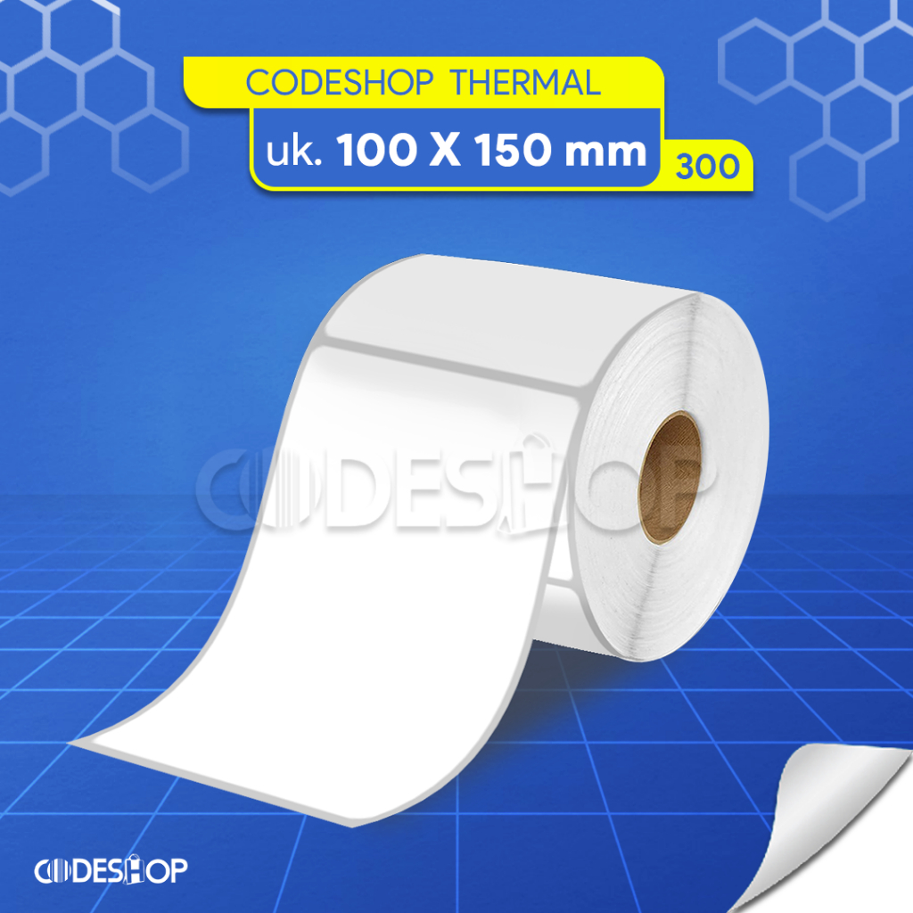 Thermal Sticker Labels 100 x 150 mm Contains 300 Pcs | Shopee Singapore