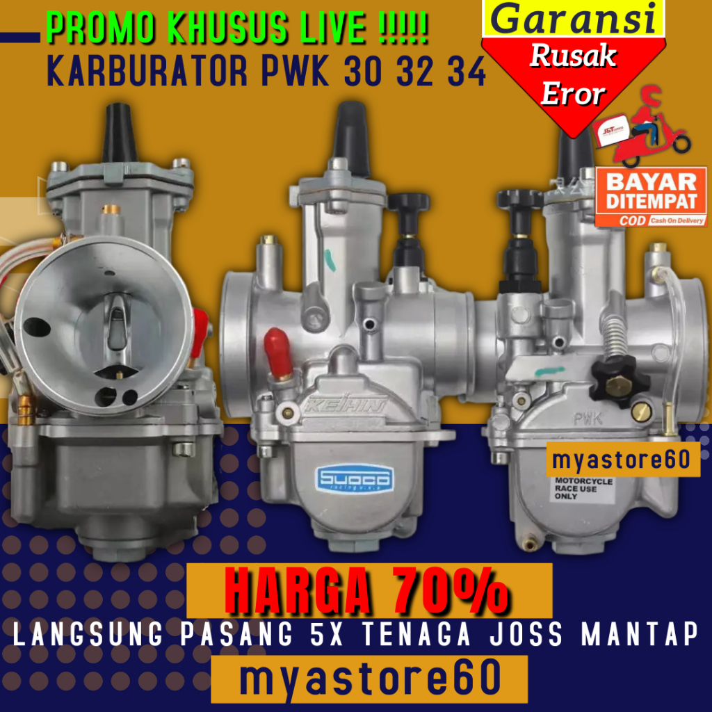 Special Live Carburetor Pwk Original Keihin Sudco At Shopee Shopee Singapore