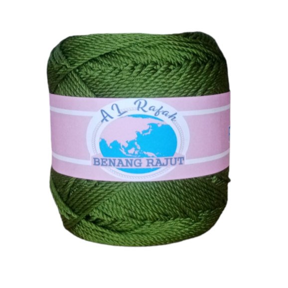 Alrafah - Young ARMY Poly Glossy Knitting Yarn/Polyester D27/Young