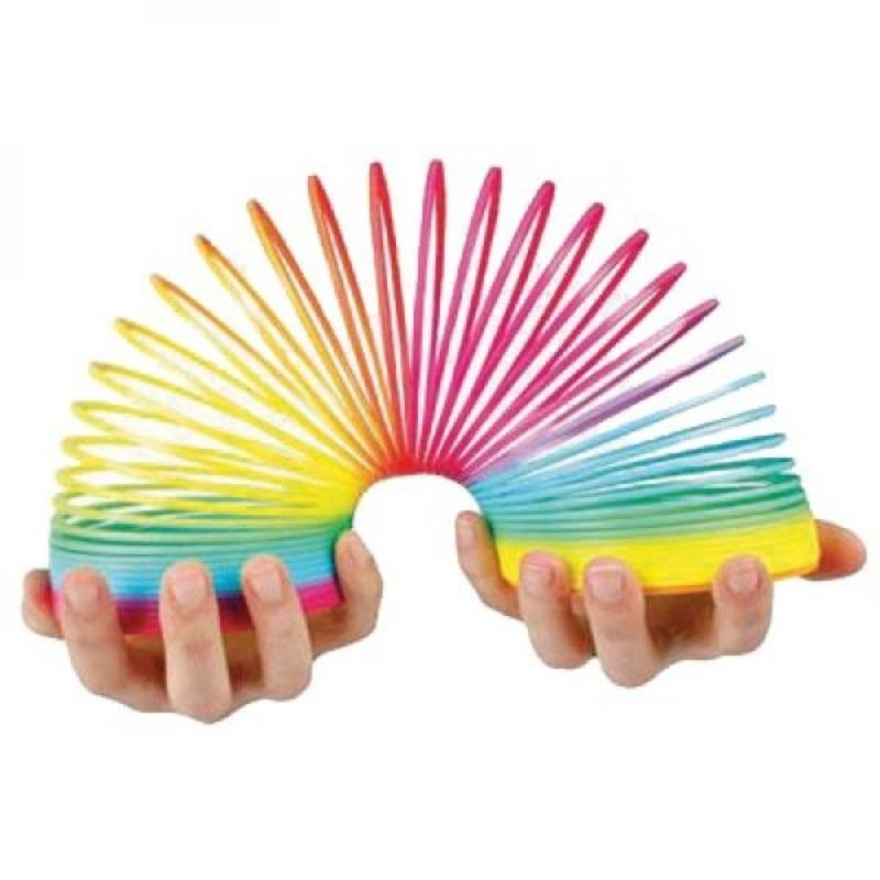 Magic Rainbow Spring Slinky Toy Classic Spiral Spring Toy | Shopee ...