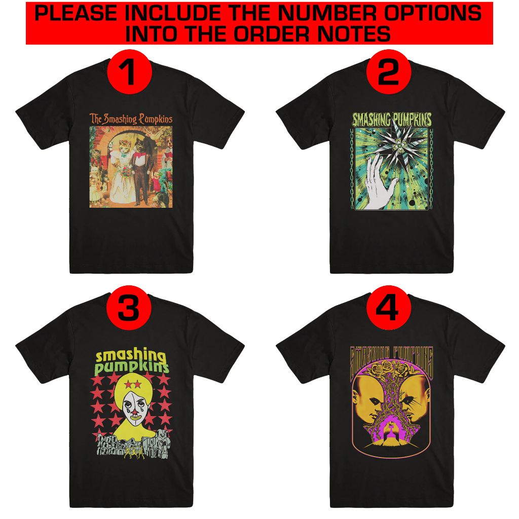 THE SMASHING PUMPKINS | T-SHIRT BAND | GRUNGE - ROCK | MERCHANDISE