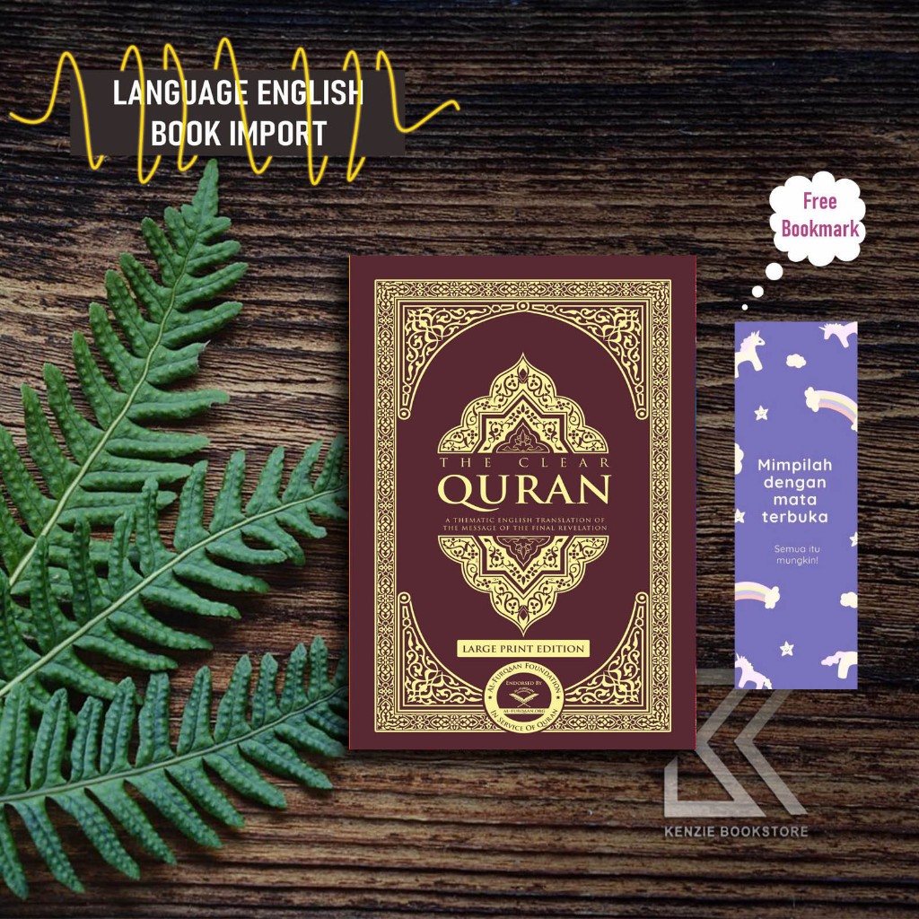 The Clear Quran By Dr.Mustafa Khattab (English) Shopee Singapore