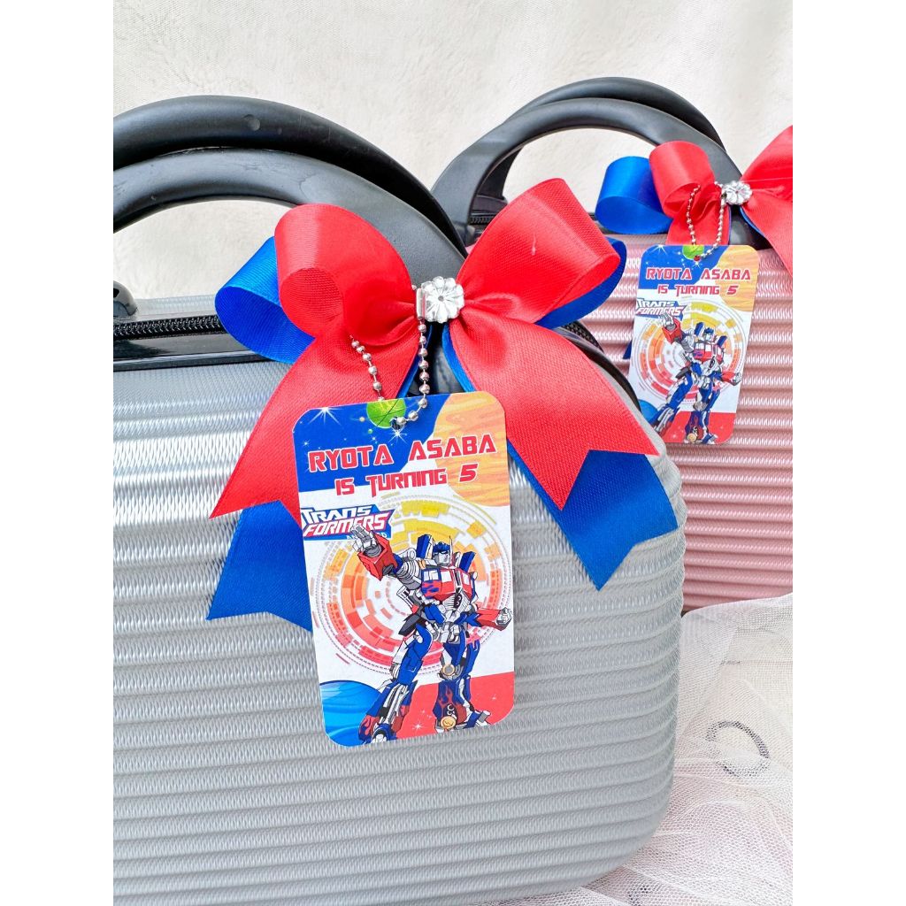Optimus Prime Transformer Space - Tag Card Birthday/Thanks Card ...