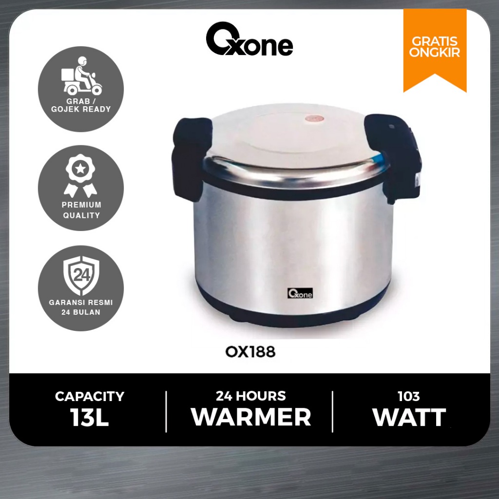 Oxone OX188 Rice Warmer Penanak Nasi Multifungsi