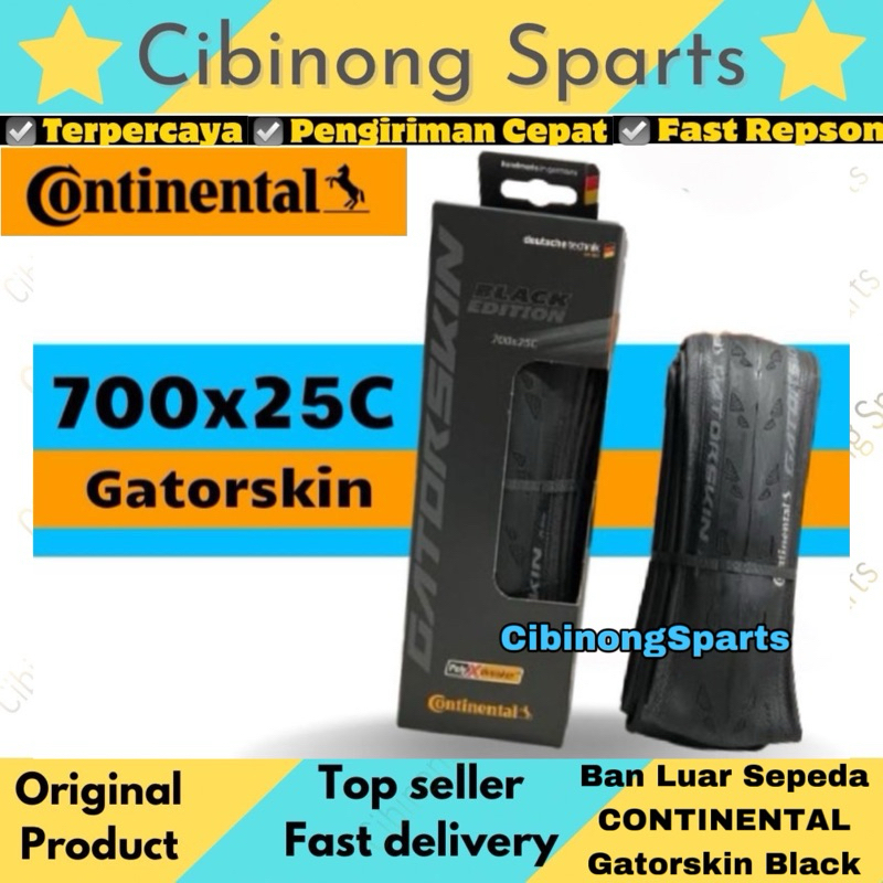Continental RoadBike Racing Bike Outer Tires 700x25 25622 GatorSkin