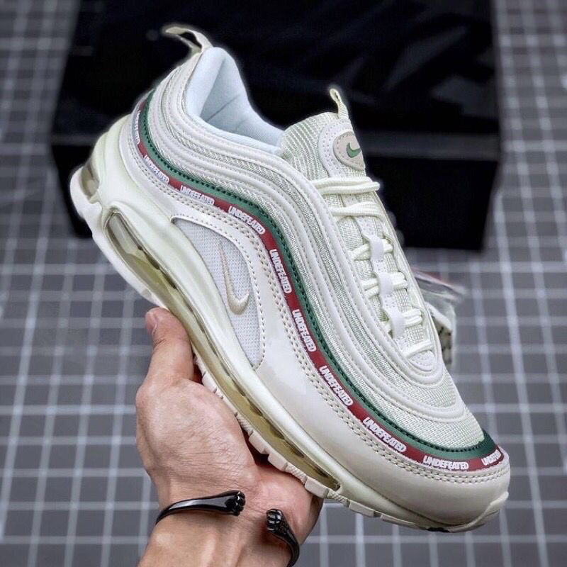 Nike 97 white hot sale and red