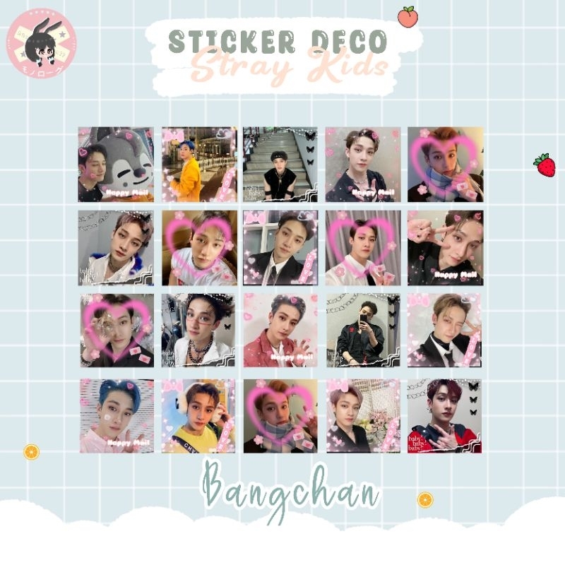 Sticker Deco Cute Sticker Mail Member Stray Kids | Shopee Singapore
