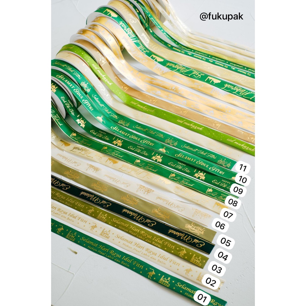 Eid Al-Fitr Ribbon (1 roll), Eid Ribbon | Shopee Singapore