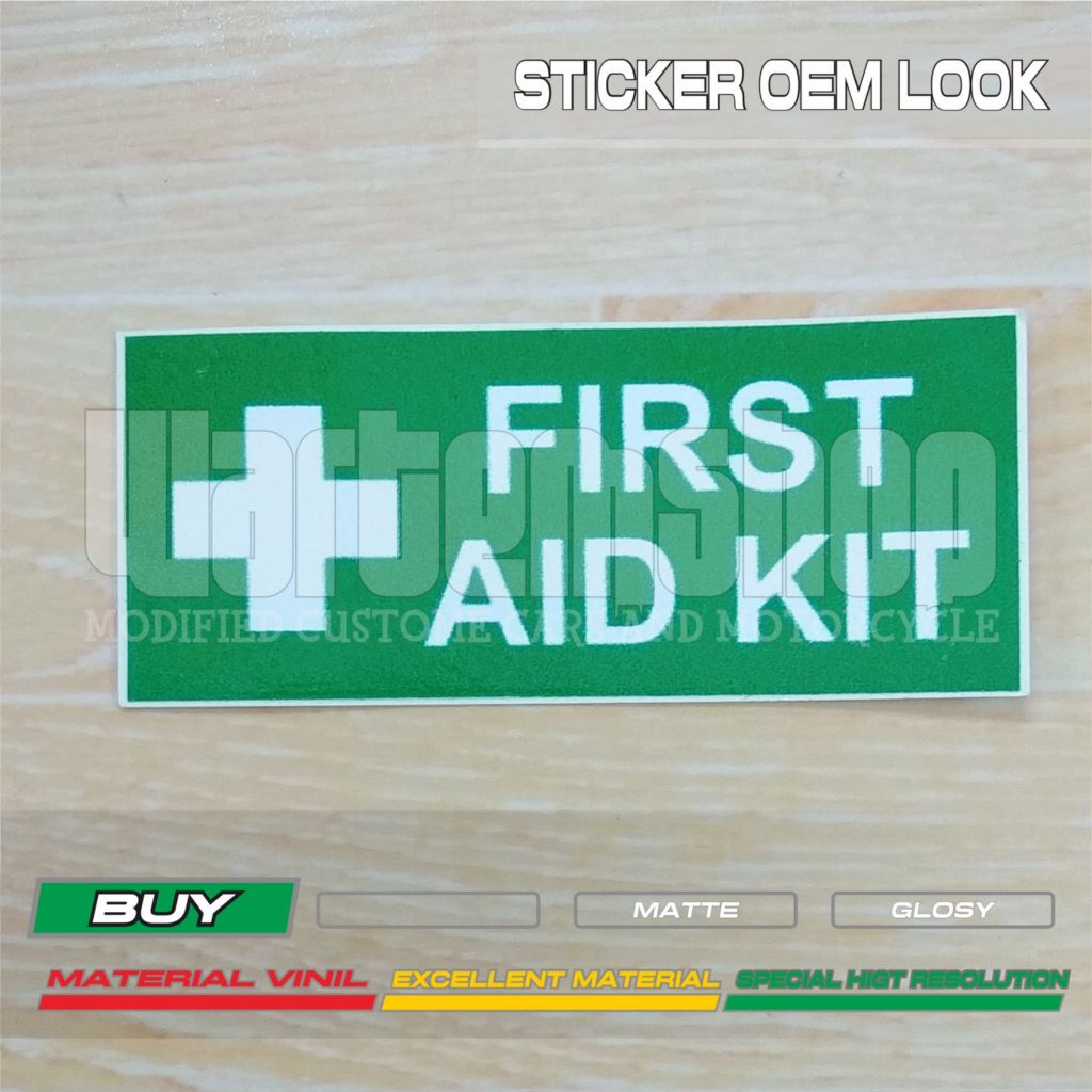 First Aid Kit Sticker ( Warning Sign) | Shopee Singapore