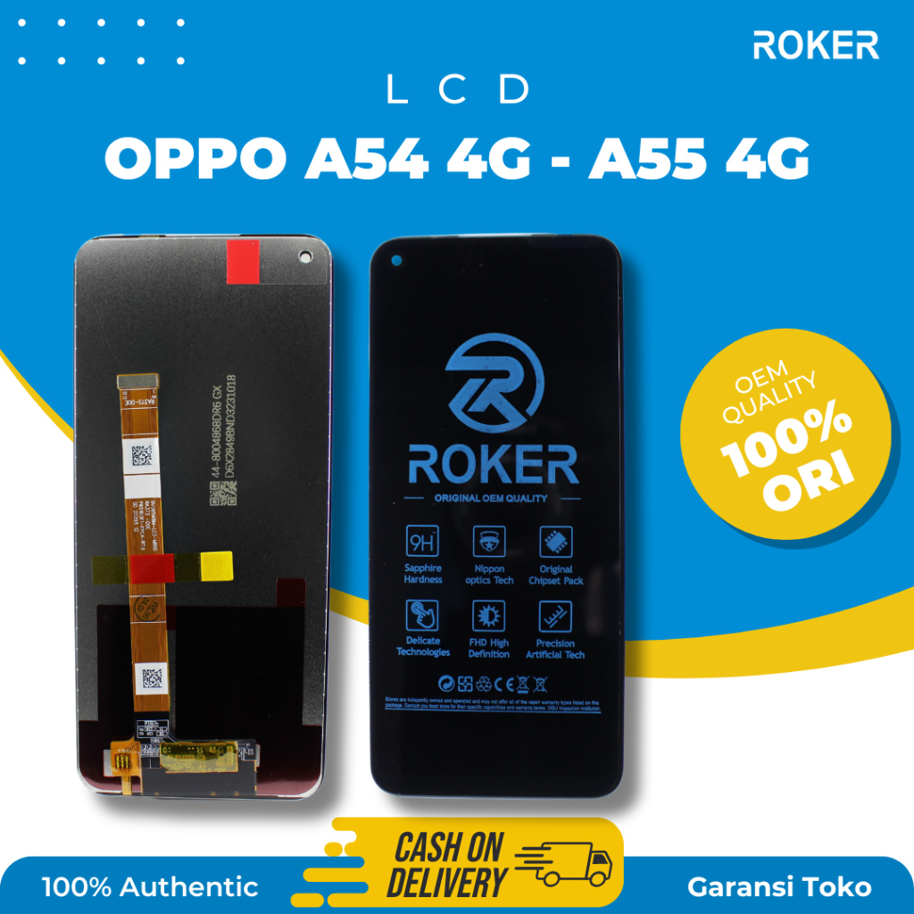 ROKER LCD TOUCHSCREEN OPPO A54 4G CPH2239 - LCD TS FULLSET ORIGINAL BY ROKER