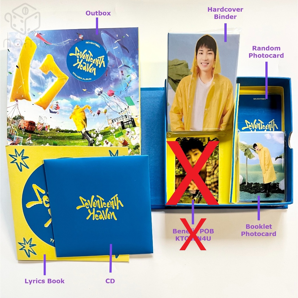READY/ Sealed] SEVENTEEN - SEVENTEENTH HEAVEN GOD OF MUSIC