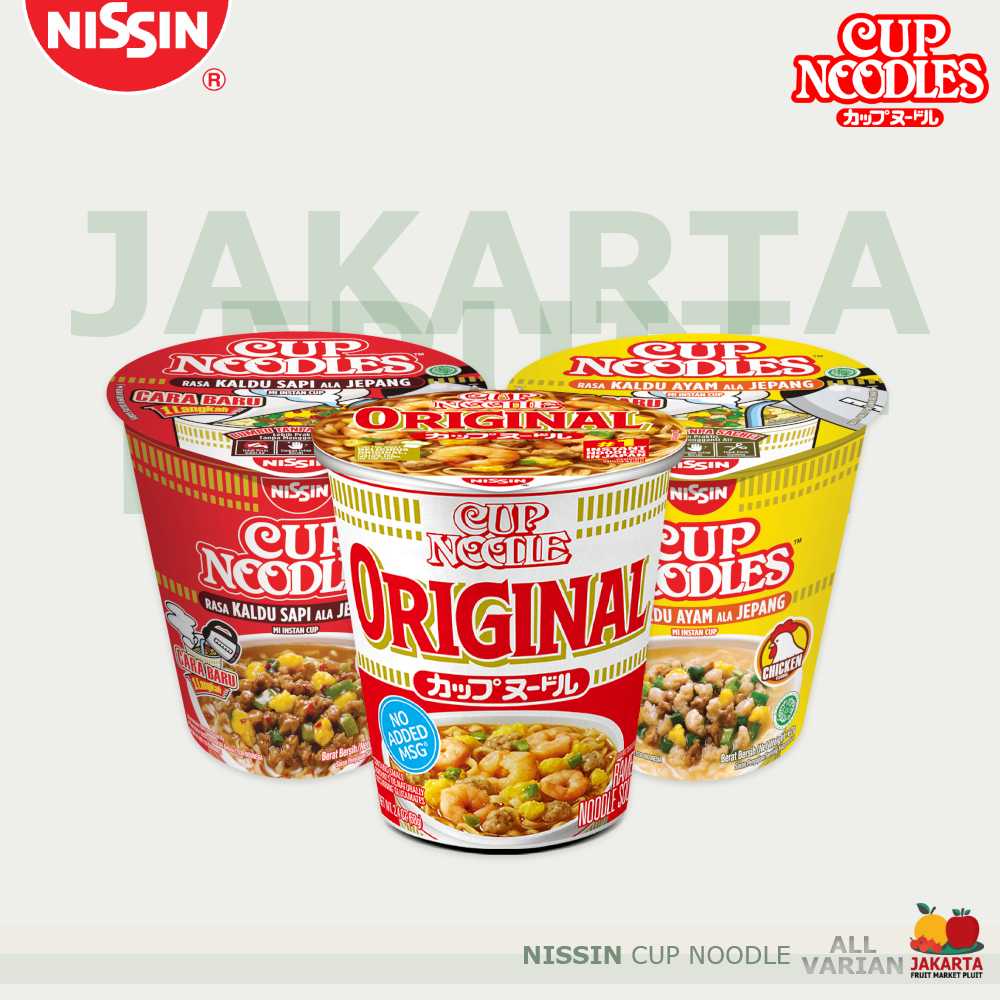 Nissin JAPANESE cup NOODLES ALL Variant/JAPANESE cup NOODLES Beef