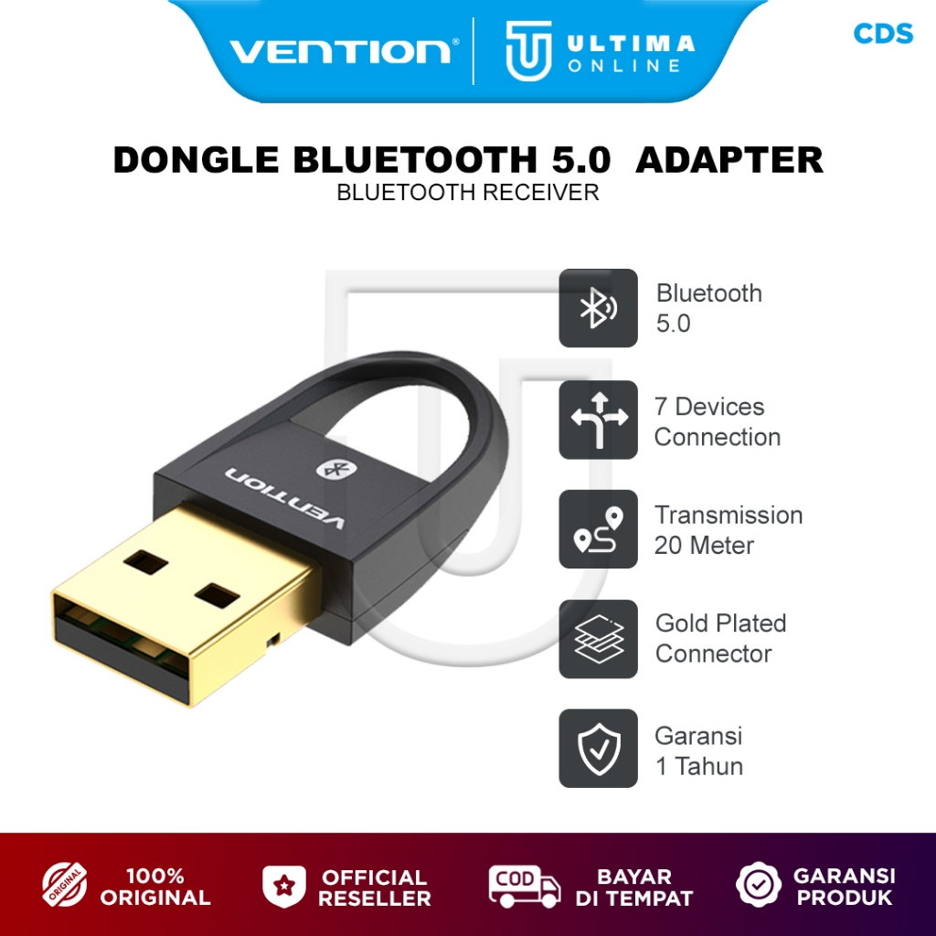 Vention usb bluetooth receiver 5 0 dongle adapter high speed cds