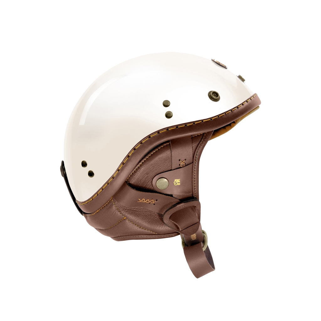 Trooper Custom - Brawler Halfface Helmet - Leather Series - Gambar 4
