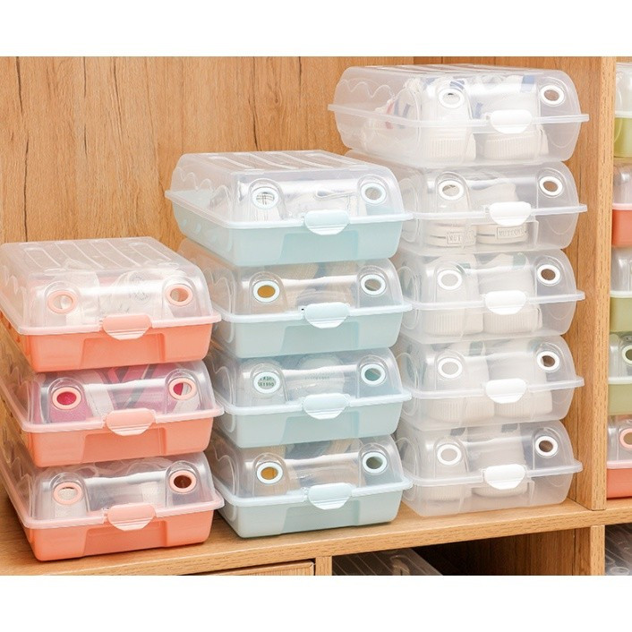 Shoe Box Shoe Box Colorful Plastic Shoe Rack Men Women Shoe Rack ...