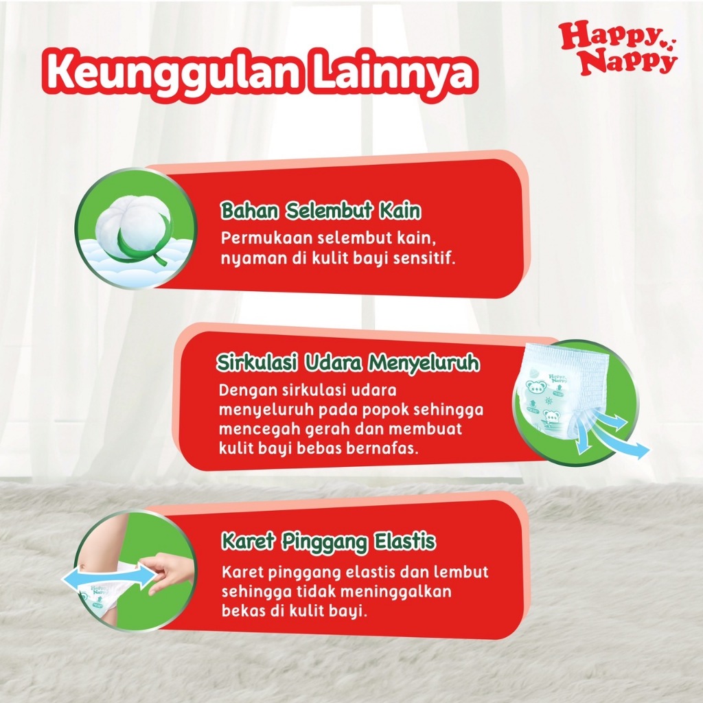 Happy Nappy Smart Pants XL 42s - Gambar 4