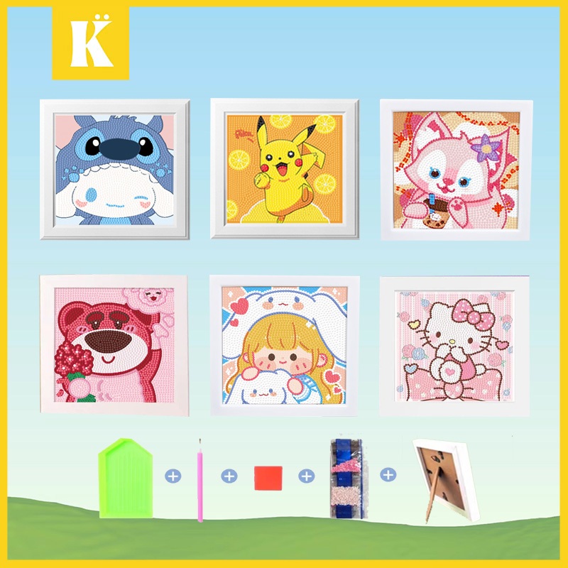 Keeppley Lotso Cinnamoroll Diamond Painting Cinnamoroll DIY Figura ...