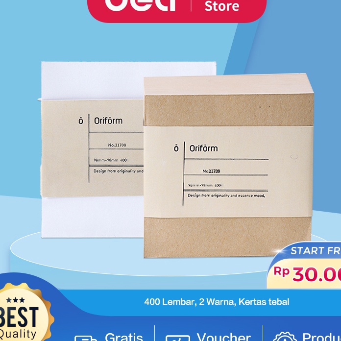 Putih Ki3 Deli Memo Paper Memo Paper 4 Sheets Ivory White Brown 2178 