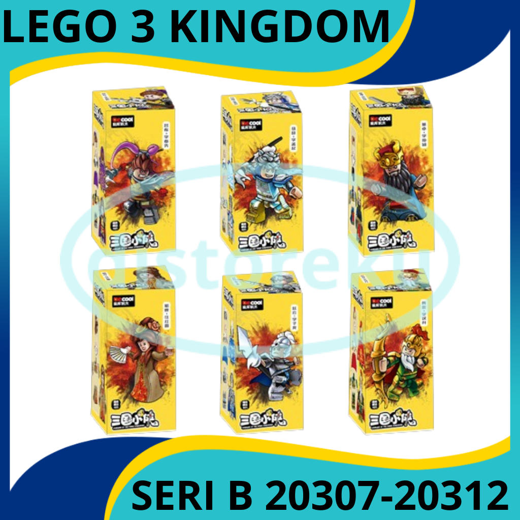 Lego THREE KINGDOM SAMKOK 3rd King LU BU MA CHAO DONG ZHUO DIAO CHAN ...