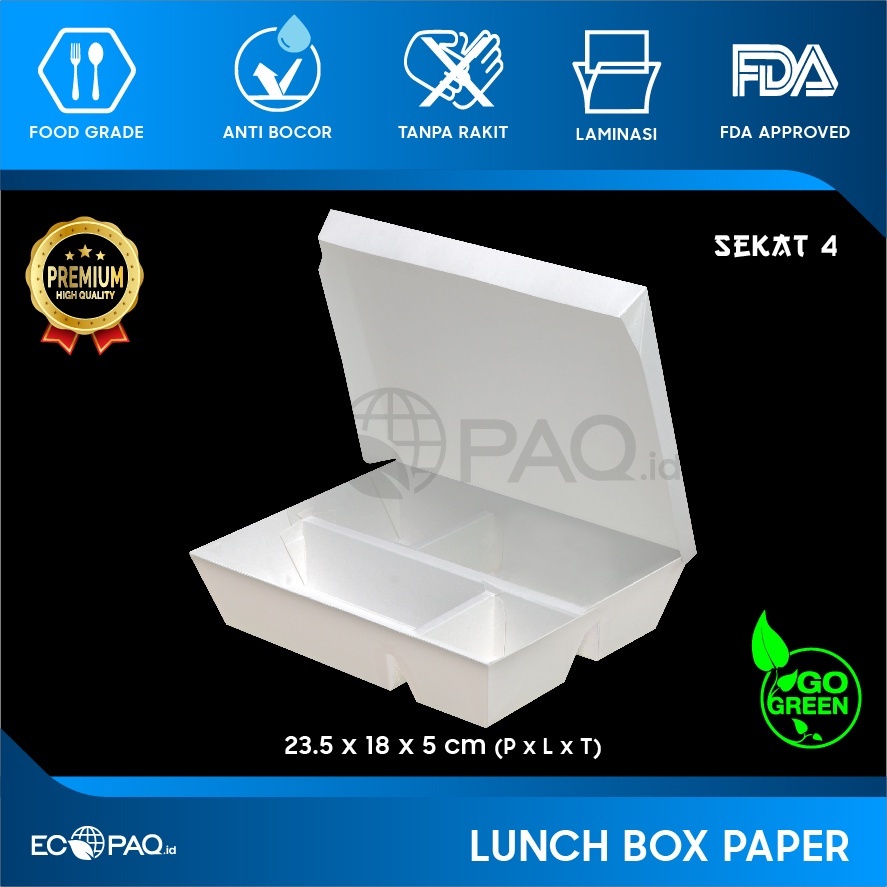 Lunch Box Section 4 - Bento Box Section 4 - (20 pcs) | Shopee Singapore