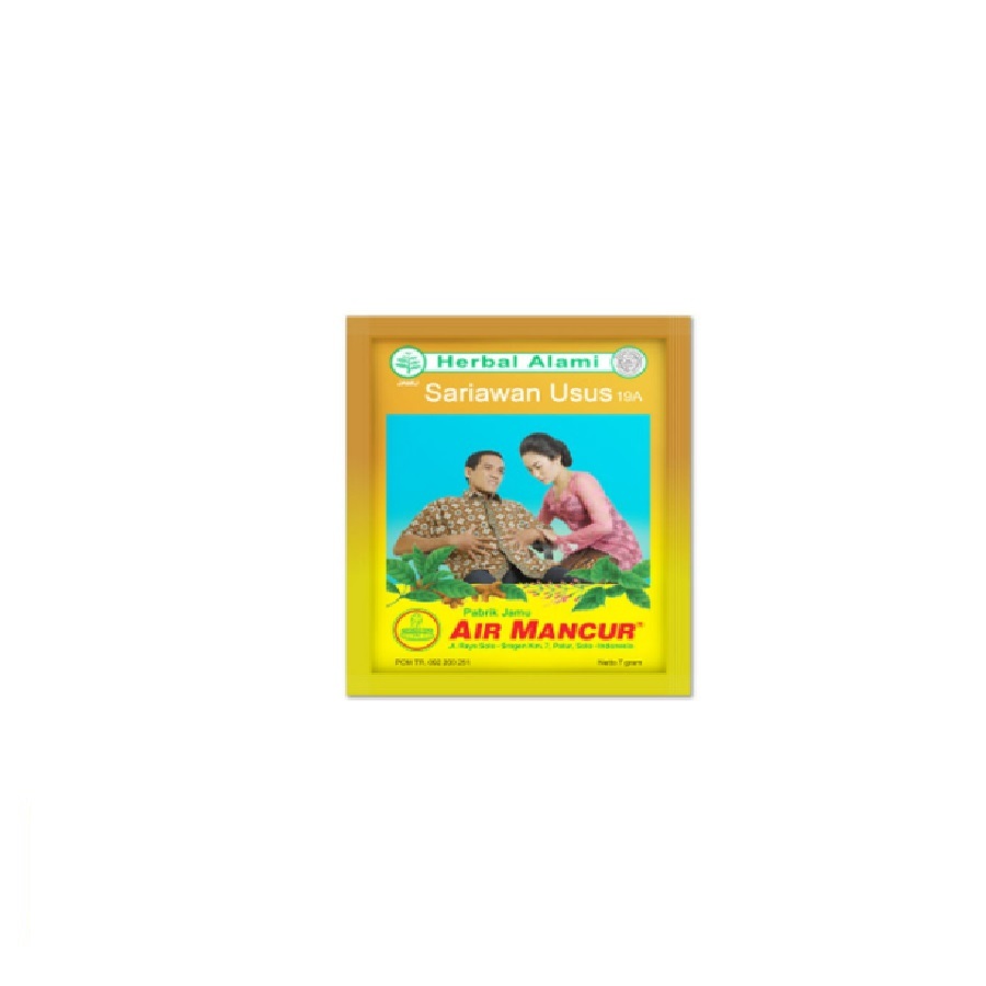 Air Mancur Jamu Serbuk Sariawan Usus 10x7 gr - Meredakan Sakit Perut - Gambar 3