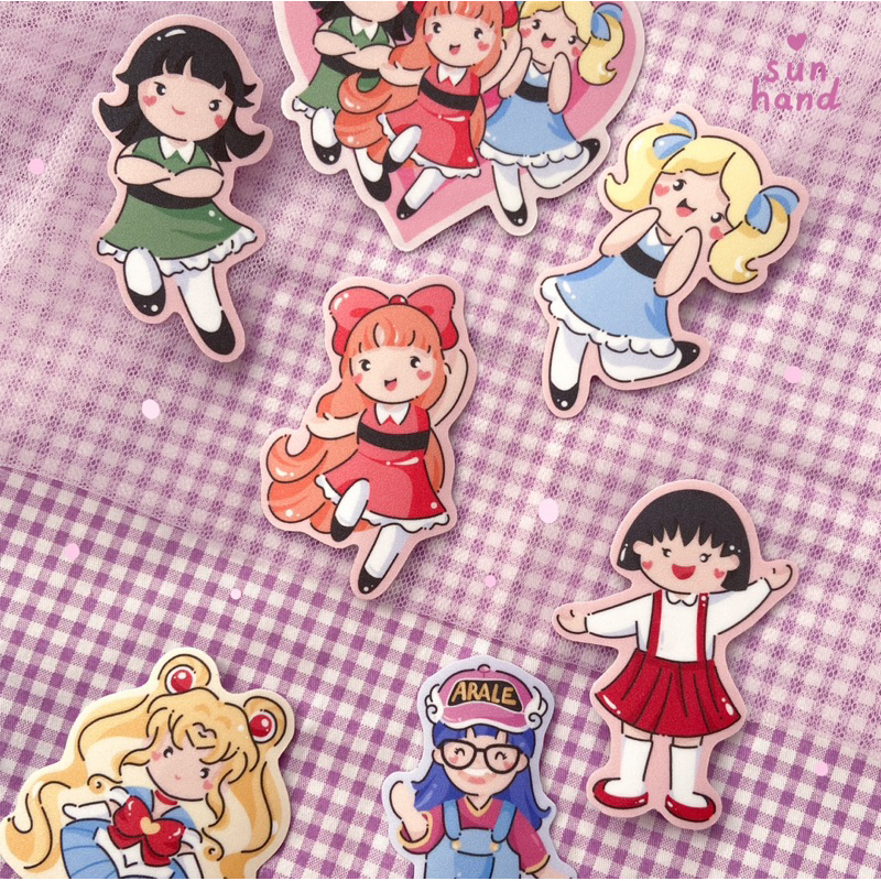 Nostalgic Cartoons 90s | Die Cut Sticker | Shopee Singapore