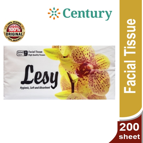 LESY FACIAL TISSUE 2PLAY ISI 200`SHEET / TISSUE KERING / PERAWATAN DIRI