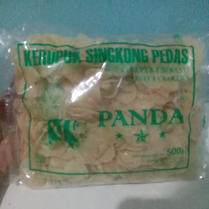 Panda Spicy Cassava Crackers 500 g Halal | Shopee Singapore