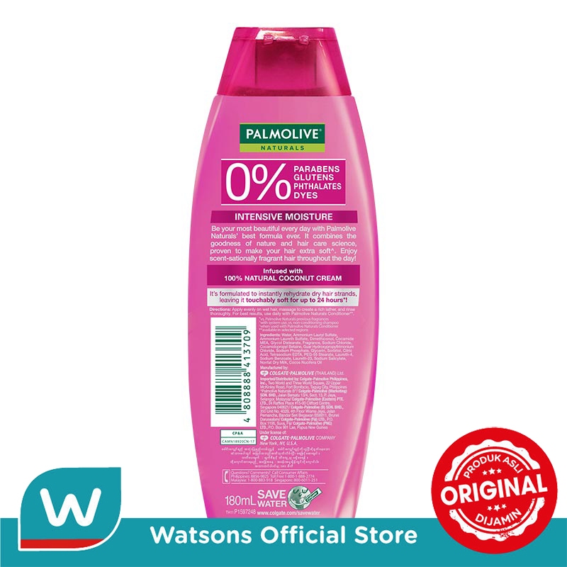 Palmolive Naturals Shampoo & Conditioner Intensive Moisture 180ml - Shampo Kondisioner - Gambar 3