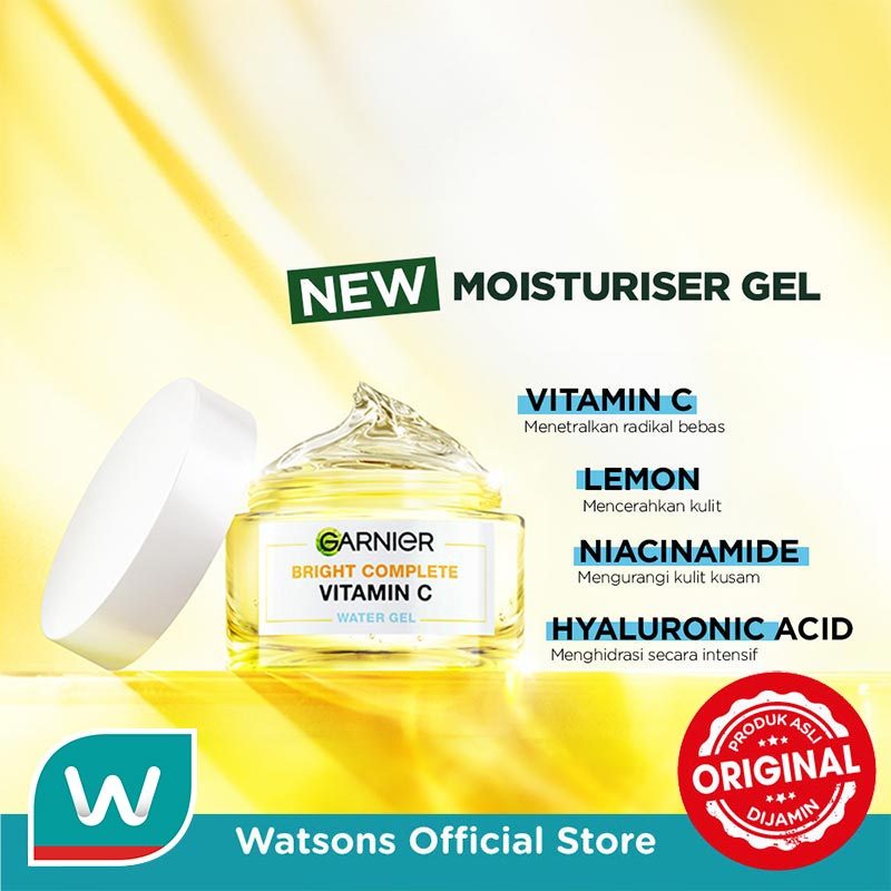 Garnier Bright Complete Vitamin C Water Gel 50ml - Gambar 4