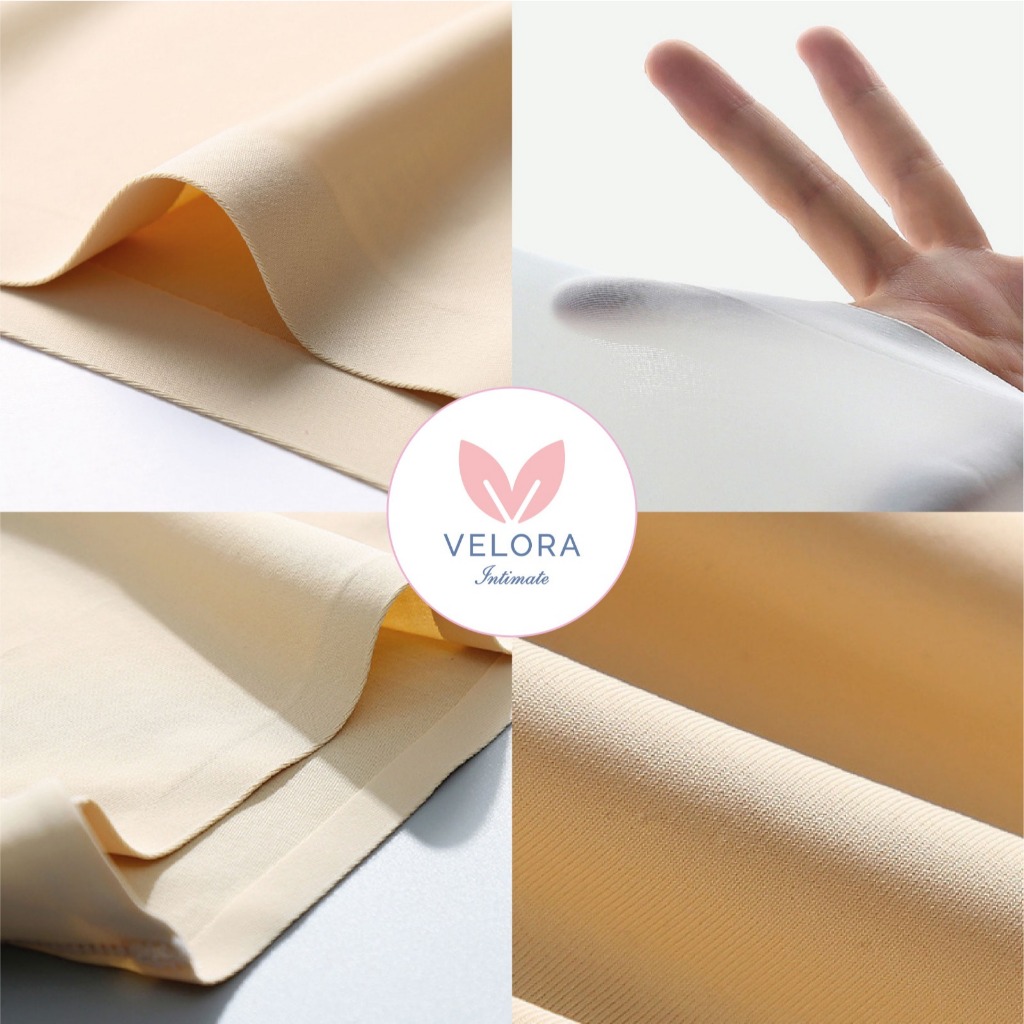 Velora - Celana Dalam Celana Pendek Boxer Wanita Murah Anti Jiplak / Seamless Katun Ice Silk Sutera Lembut Dingin / Fit to M-XL / Polos High Waist Panties Cd Tanpa Jahitan / SHARON - Gambar 3