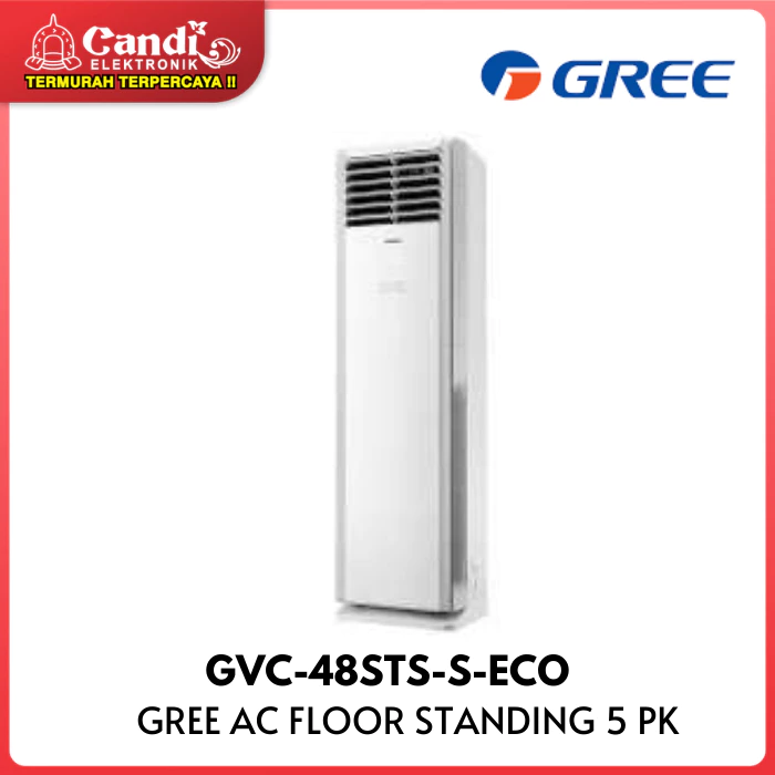 AC FLOOR STANDING GREE GVC-48STS-S 5PK ECO 3 PHASE GVC48STSSECO GVC 48STSSECO AIR CONDITIONER - Gambar 2