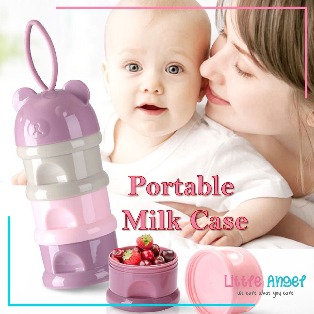 Baby Formula Milk Box Dispenser Container Milk Powder Snack Travel