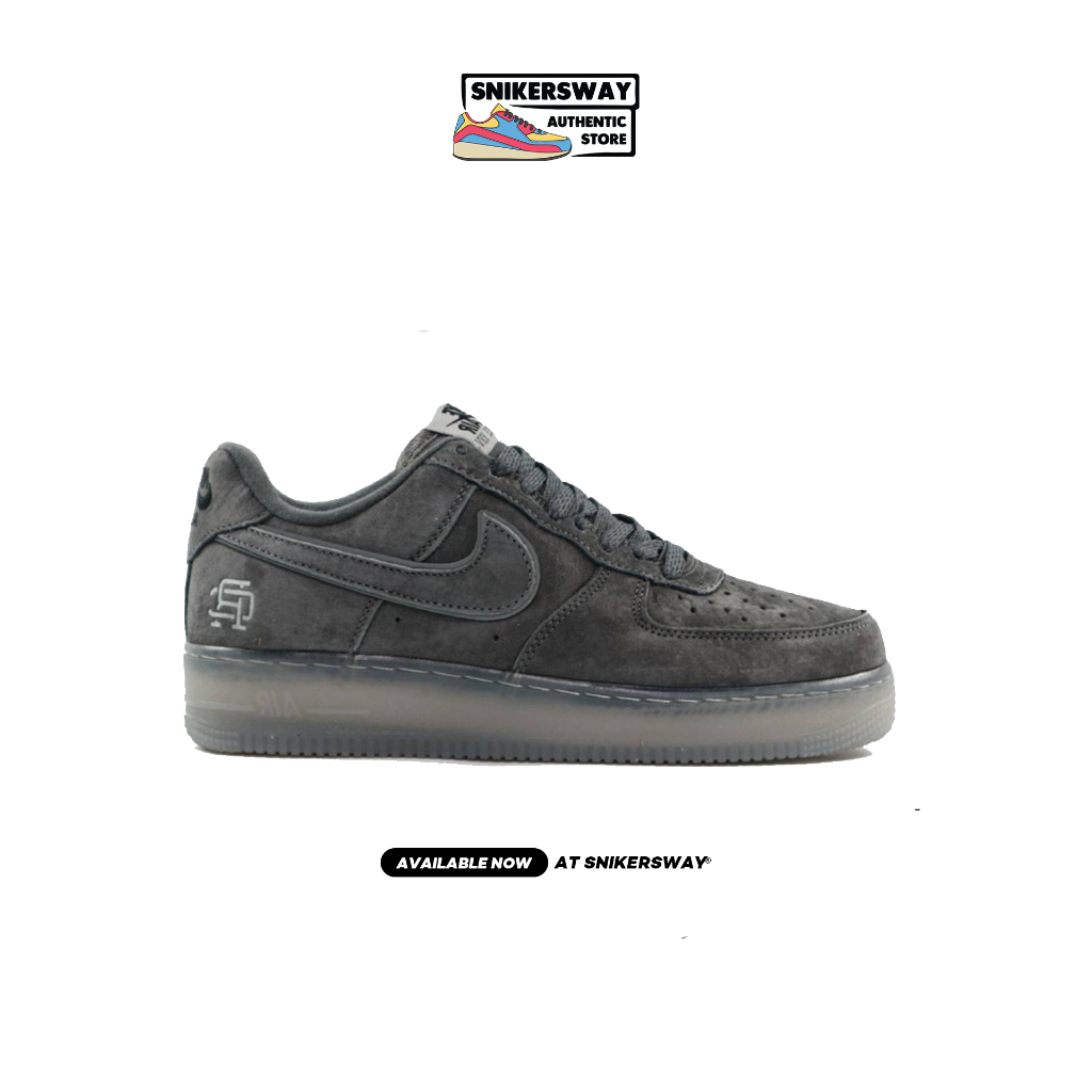 Nike air force deals 1 low black suede