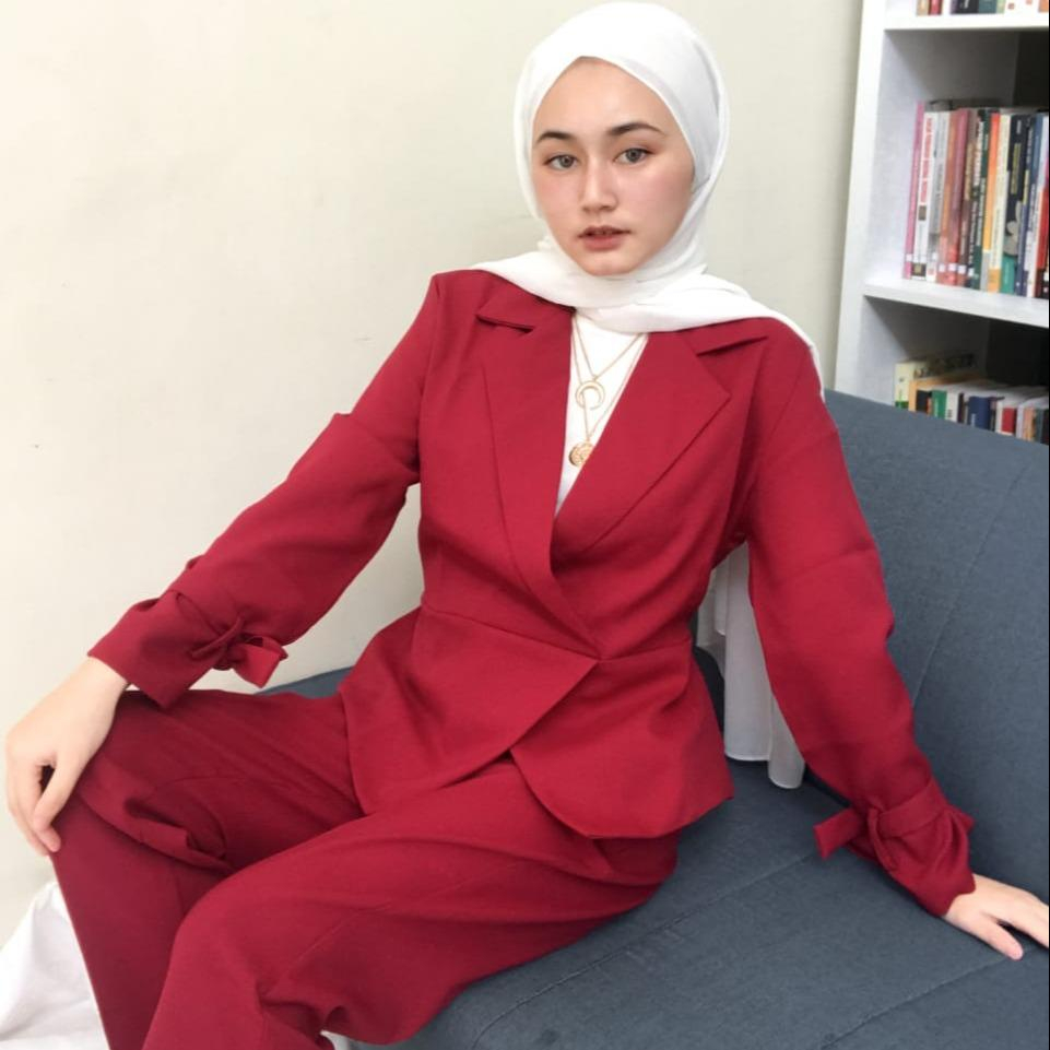 Michael's Collection - One Set Blazer and Pants Moon - Gambar 4